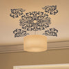 Image of FLORAL black wall decals  wall decals Removable Wall Sticker