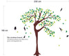 Image of 180 cm Height Tree with birds DIY Removable Wall Decal HM Wall Sticker