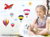 Image of Hot air balloon, Airplanes  Removable Wall Sticker