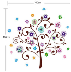 Floral Removable Wall Sticker for  home
