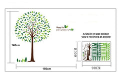 Tree removable wall decal for home or business