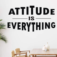 " Attitude is everything" quote Wall Sticker Mural  Wall decal for office