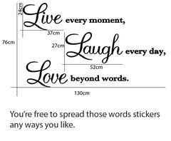 Inspiration HM Decal wall quote decal sticker for home or Office