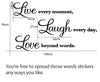 Image of Inspiration HM Decal wall quote decal vinyl sticker for home or Office