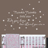 Image of "Twinkle Twinkle little star....."kids or nursery Removable wall sticker Wall Decal