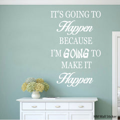 Inspiration HM Decal wall quote decal vinyl sticker