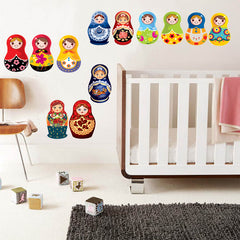 Wall sticker Matryoshka dolls / Russian Dolls wall decals Removable Wall Sticker