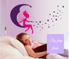 Image of Fairy and Stars Removable Wall Sticker for Kids room