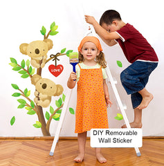 Cute Koala and Tree wall decal kids removable wall sticker