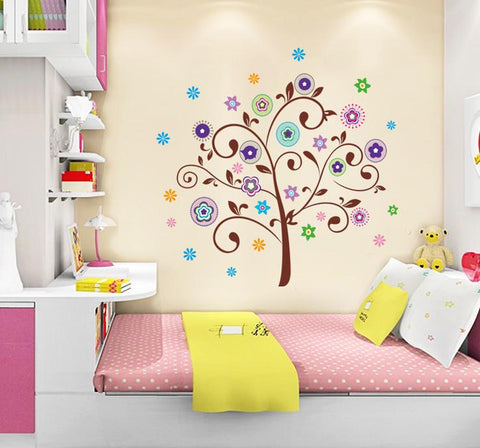 Floral Removable Wall Sticker for  home