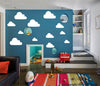 Image of Clouds  removable wall sticker for kids room