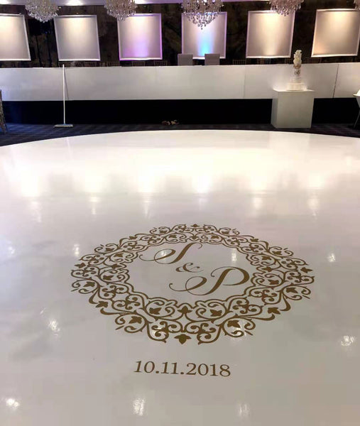 Personalised/Customise Wedding Dance Floor Sticker made in Melbourne