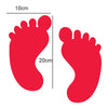 Image of 5 sets of foot print Floor Sticker for your business floor