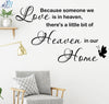 Image of "Heaven in our home..." - Quote Lettering Wall Art Removable wall sticker Mural