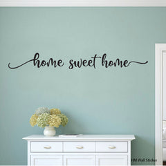 " Home Sweet Home " Removable Wall Art Decal HM wall sticker