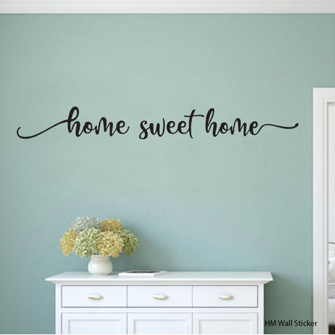 " Home Sweet Home " Removable Wall Art Decal HM wall sticker
