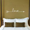 Image of LOVE ARROW Wall decals Removable wall sticker