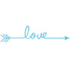 Image of LOVE ARROW Wall decals Removable wall sticker