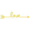 Image of LOVE ARROW Wall decals Removable wall sticker