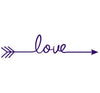 Image of LOVE ARROW Wall decals Removable wall sticker