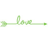 Image of LOVE ARROW Wall decals Removable wall sticker