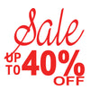 Image of Custom Sale Sticker window decal