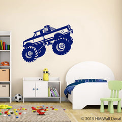 Monster Truck Wall Art Sticker Removable Wall Decal