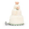 Image of JELLYCAT AMUSEABLE WEDDING CAKE WHITE