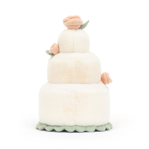 JELLYCAT AMUSEABLE WEDDING CAKE WHITE