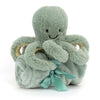 Image of JELLYCAT ODYSSEY OCTOPUS SOOTHER GREEN