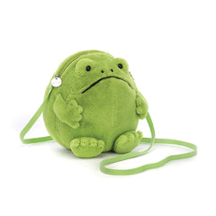 Jellycat Ricky Rain Frog Bag Green