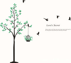 Tree with Birds Kids / Nursery wall decals Removable Wall Sticker