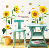 Image of SUNFLOWER Removable Wall Sticker Wall art decal mural