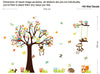 Image of Forest Monkey, Tree, Owls, cute animals kids removable wall sticker