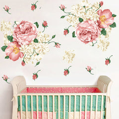LARGE ROSES Kids / Nursery Removable Wall sticker  HM Wall decal Mural