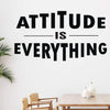 Image of " Attitude is everything" quote Wall Sticker Mural  Wall decal for office