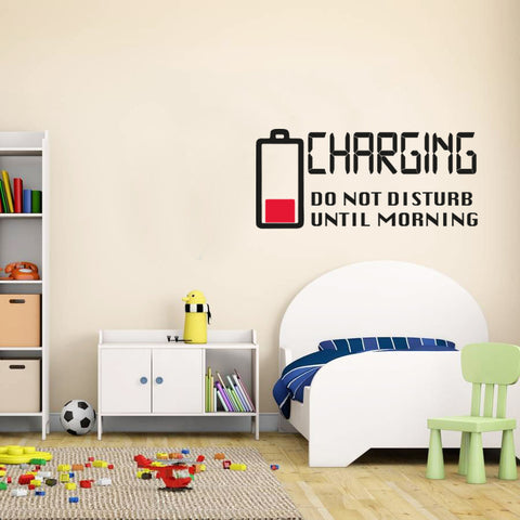 "CHARGING" HM Decal Removable Wall Decal