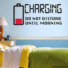"CHARGING" HM Decal Removable Wall Decal