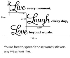 Inspiration HM Decal wall quote decal sticker for home or Office
