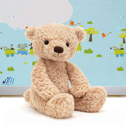 JELLYCAT FINLEY BEAR MEDIUM BROWN soft toy Gift