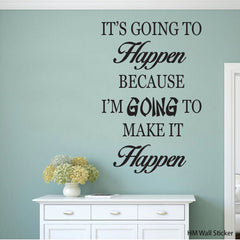 Inspiration HM Decal wall quote decal vinyl sticker