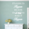 Image of Inspiration HM Decal wall quote decal vinyl sticker