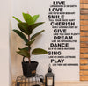 Image of BE INSPIRED Wall Art Quote Removable Vinyl Decal Wall Sticker for home or business