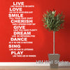 Image of BE INSPIRED Wall Art Quote Removable Vinyl Decal Wall Sticker for home or business