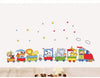 Image of Animal train Kids / Nursery wall decals Removable Wall Sticker