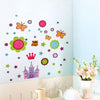 Image of Castle, butterflies Kids / Nursery wall decals Removable Wall Sticker