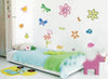 Image of Butterflies, florals Nursery wall decals Removable Wall Sticker