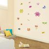 Image of Butterflies, florals Nursery wall decals Removable Wall Sticker
