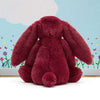 Image of Jellycat Bashful Sparkly Bunny Medium BAS3SCAS Christmas gift