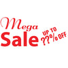 Image of Custom Mega Sale Sticker window decal